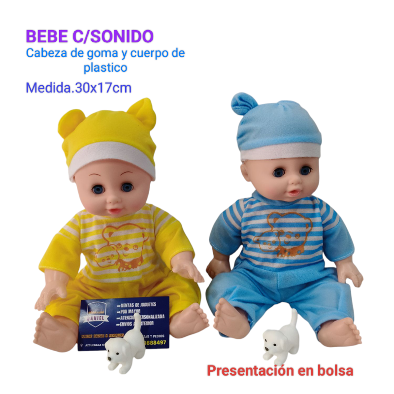 BEBE C/SONIDO EN BOLSA
