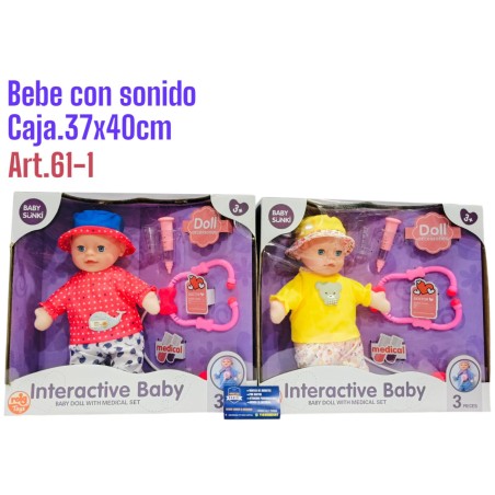 BEBE PEPONITA EN CAJA DOCTORA C/SONIDO