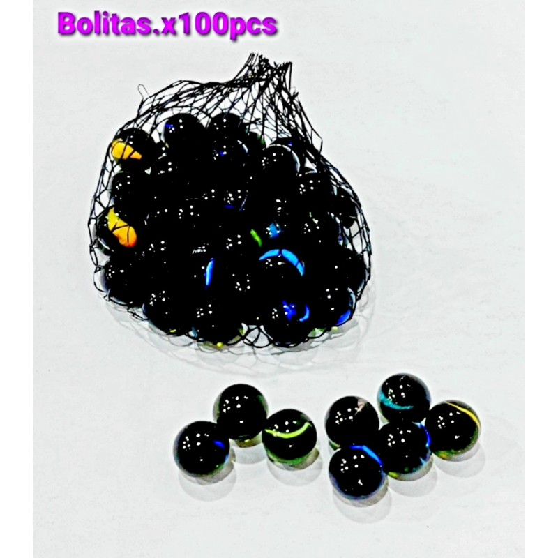 BOLITAS NEGRAX100PCS
