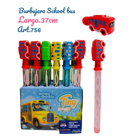 BURBUJERO SCHOOL BUS (CAJA X24PCS)
