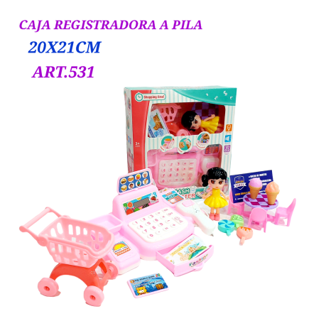 CAJA REGISTRADORA  CON MUÑECA
