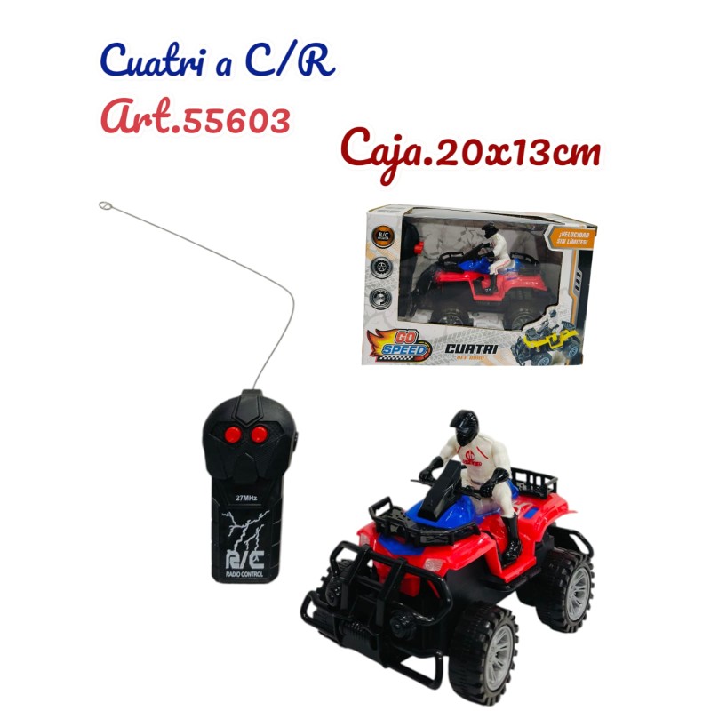 CUATRI CON MUÑECO A CONTROL