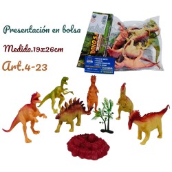 DINOSAURIO X6 BOLSA C/ NIDO