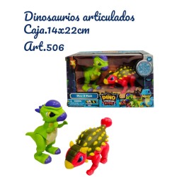 DINOSAURIOS DE PLASTICO DURO X2PCS