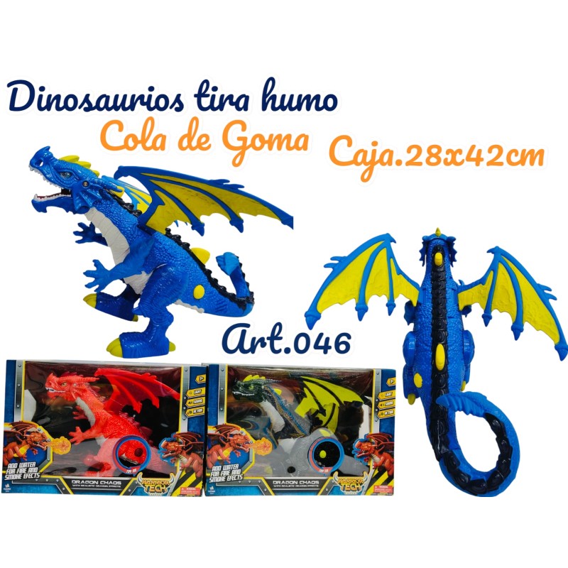 DRAGON C/SONIDO EN CAJA LANZA HUMO