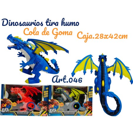 DRAGON C/SONIDO EN CAJA LANZA HUMO