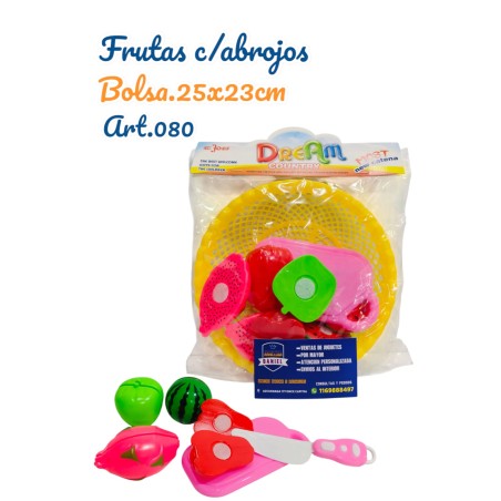 FRUTA CON ABROJO BANDEJA EN BOLSA
