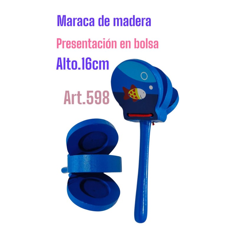 MARACA DE MADERA