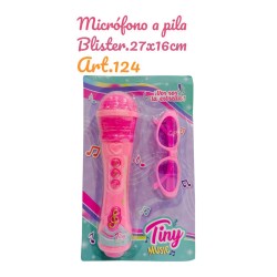 MICROFONO EN BLISTER C/LENTES
