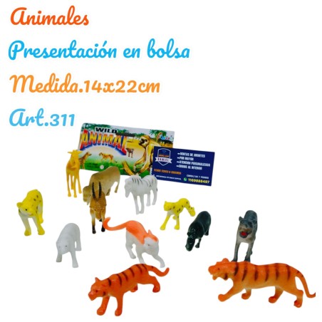 MINI ANIMAL DE SELVA EN BOLSA