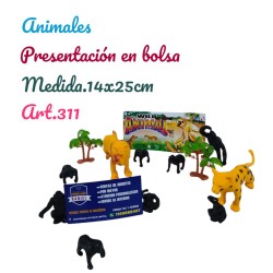 MINI ANIMAL DE SELVA EN BOLSA