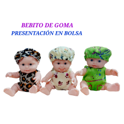 MINI BEBE DE GOMA EN BOLSA