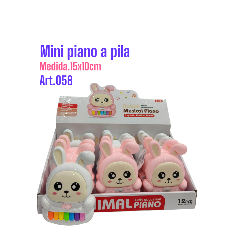MINI PIANO A PILA
