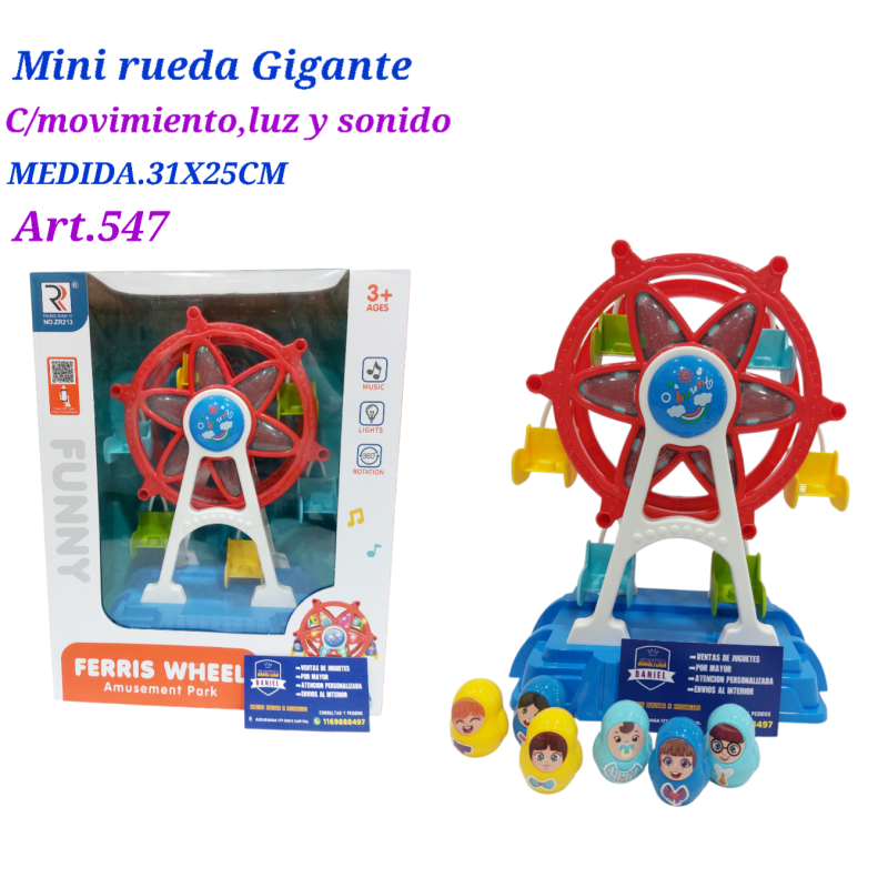 MINI RUEDA GIGANTE A PILA EN CAJA