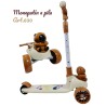 MONOPATIN CAPIBARA CON LUZ Y SONIDO
