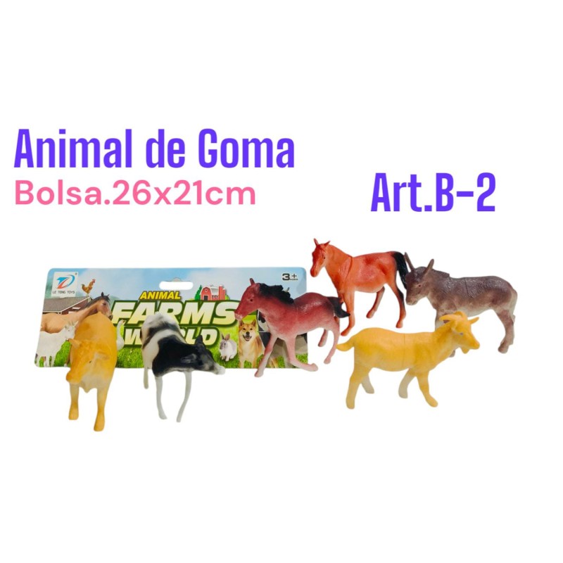 ANIMAL DE GOMA SELVA