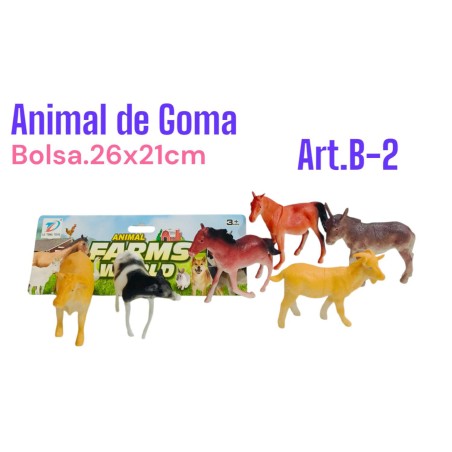 ANIMAL DE GOMA SELVA