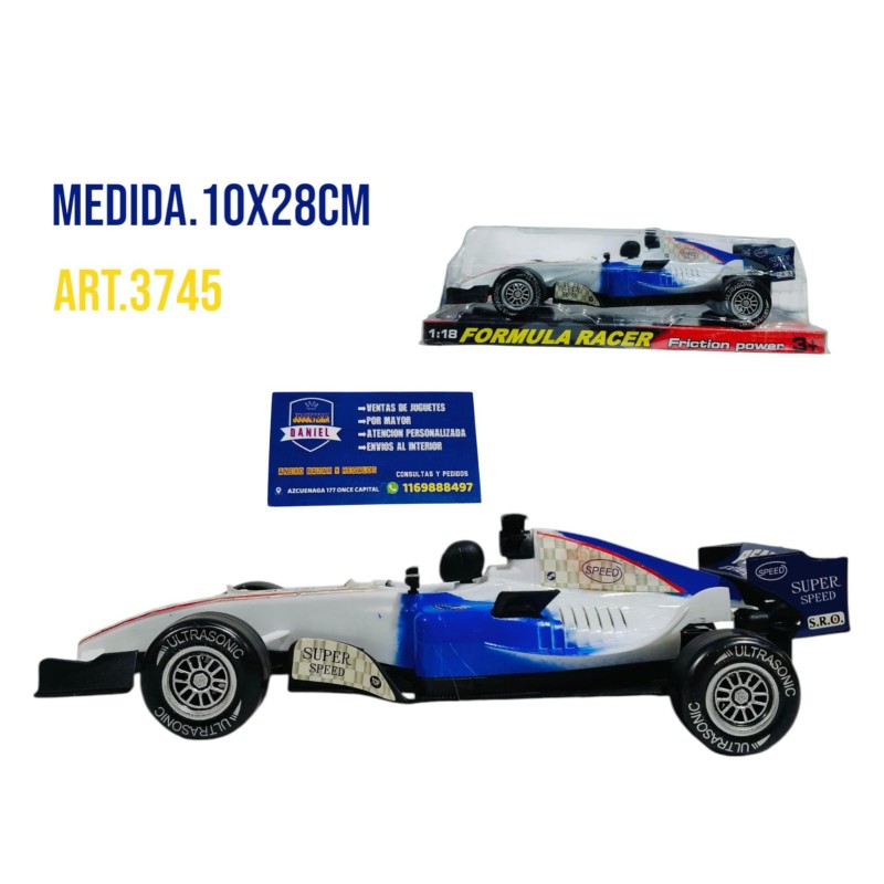 AUTO FORMULA 1 EN BURBUJA